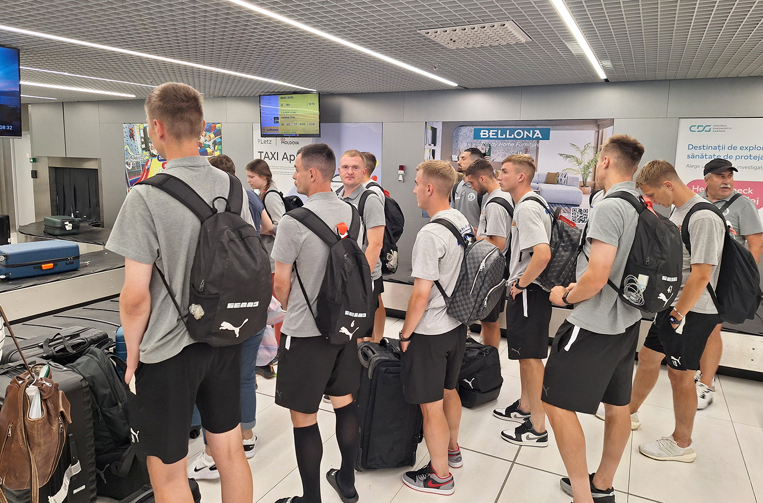 Команда прибыла в Молдову