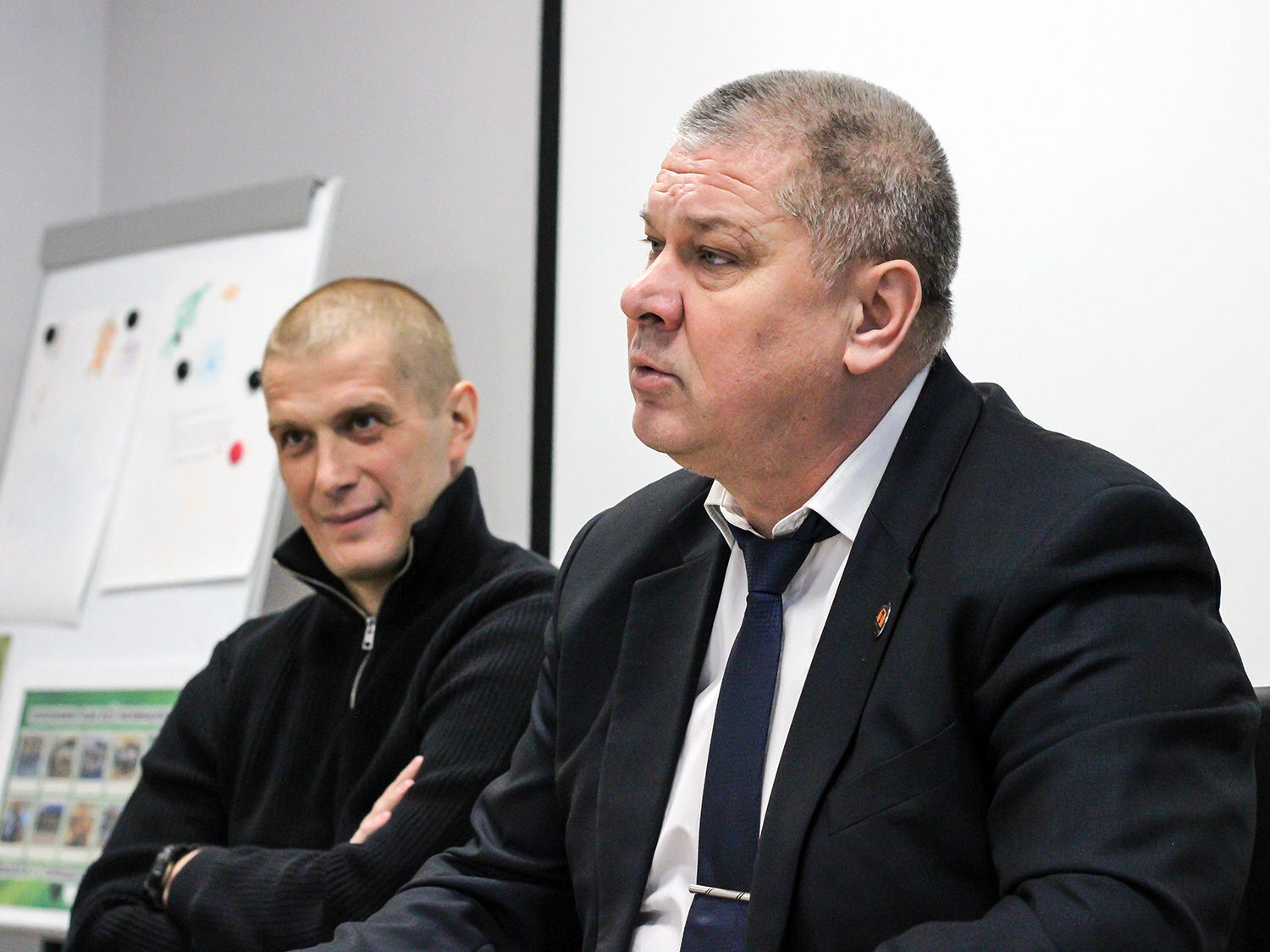 Руководство клуба представило команде новый тренерский штаб